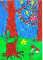 «Рябиновая осень», Авдеева Екатерина, 13 лет, рук. Рахматуллина О.Б., Ибрагимовская СОШ